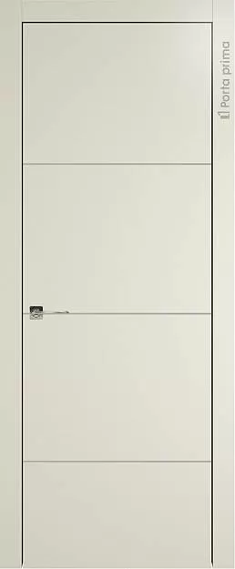 Межкомнатная дверь Tivoli Г-2, цвет - Жемчужная эмаль (RAL 1013), Без стекла (ДГ)